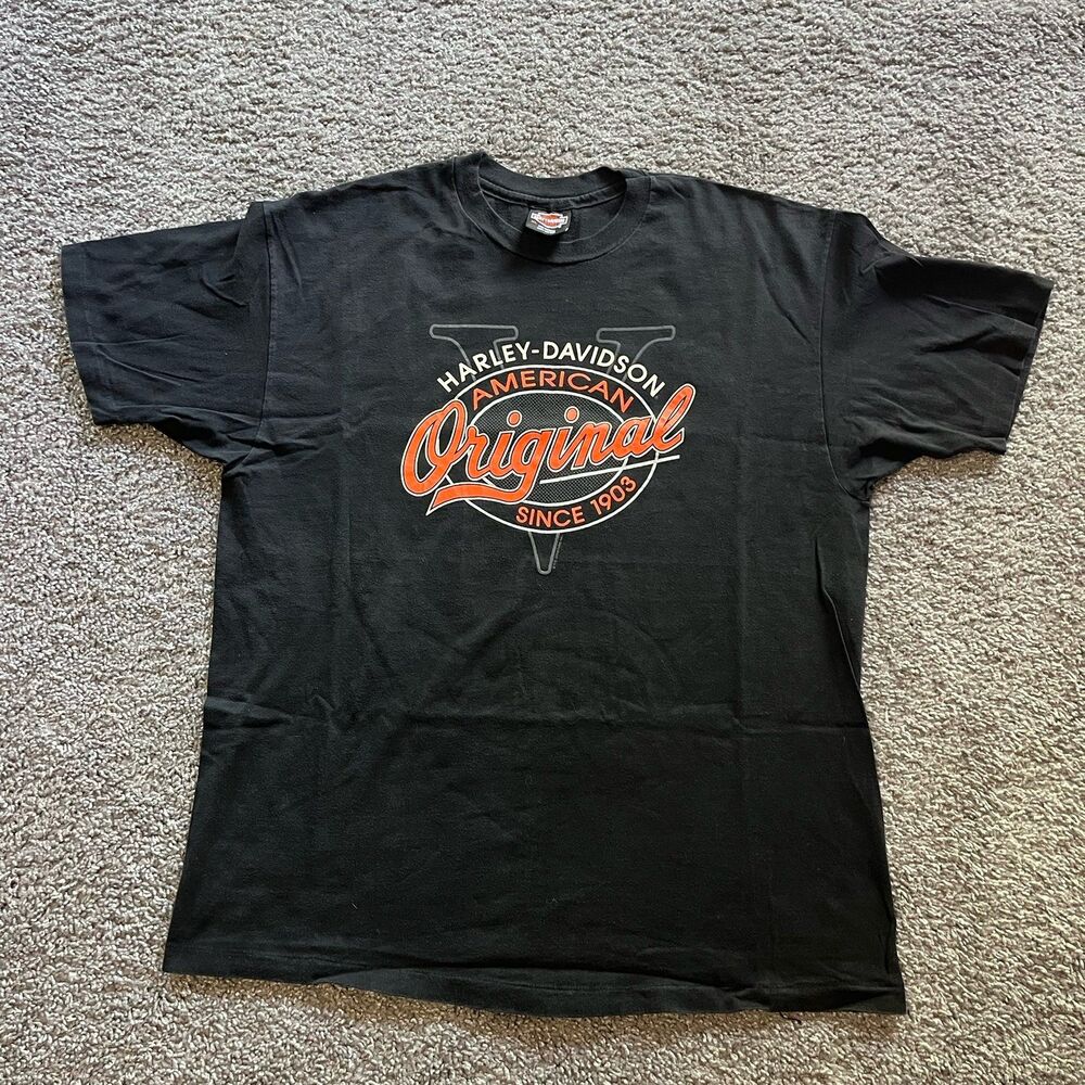 Vintage 90s Harley Davidson American Original Shirt Biker Single Stitch Sz XL